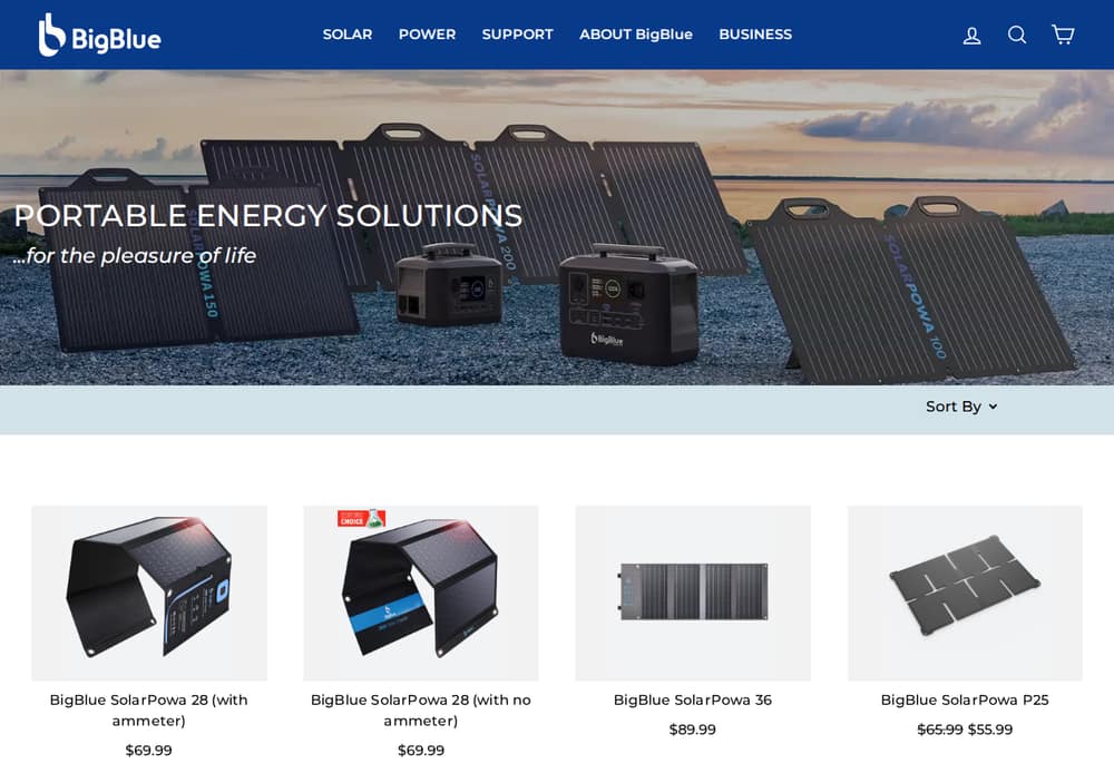 BigBlue Tech — Browse SolarPowa Panel Models